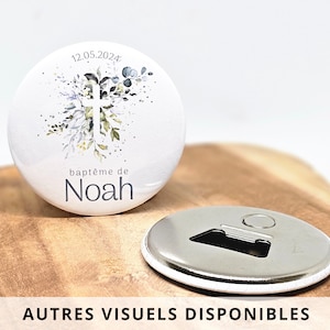 Bottle opener baptism communion / Personalized guest gift / Magnetic bottle opener key ring / Baptism idea for girls and boys