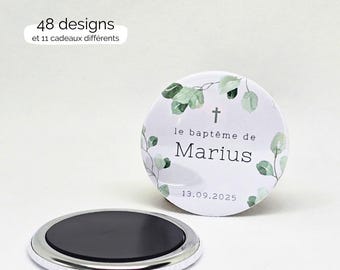 Personalized Baptism Magnet - Original Baptism and Communion Guest Favor - Customizable Fridge Magnet