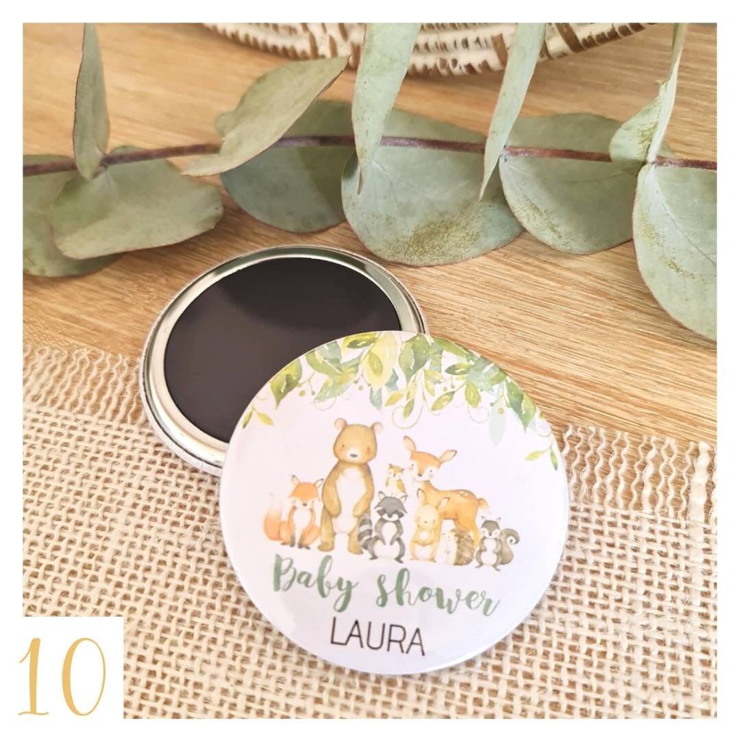 Baby Shower Anniversaire Baptême Cadeau invité Badge magnet | Etsy