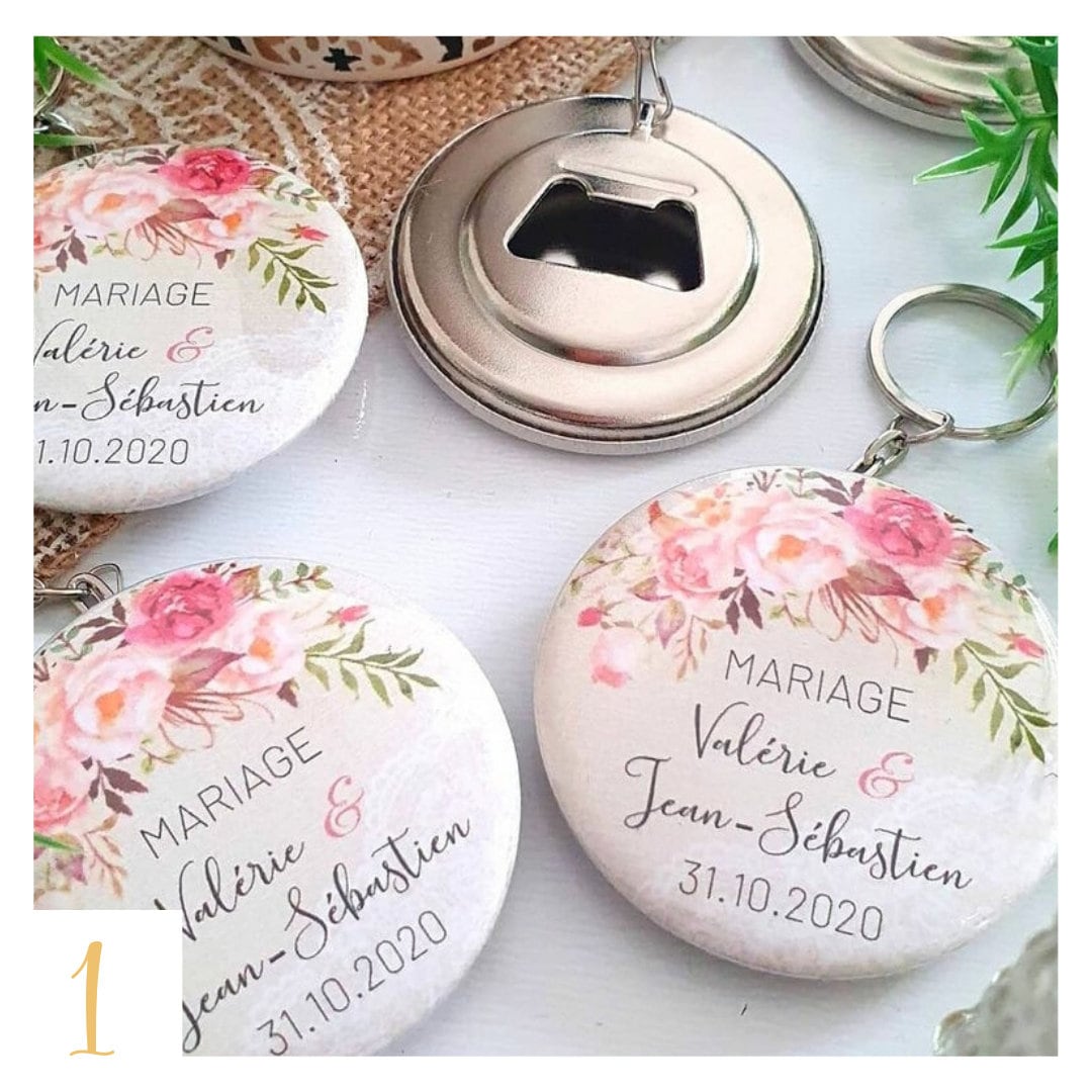 Mariage Cadeaux invités personnalisé / porteclés Etsy