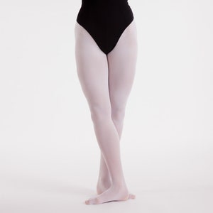 Silver Legs Full Foot Ballet Dance Tights