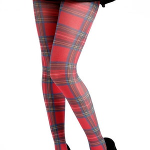 Checkered Tights -  UK