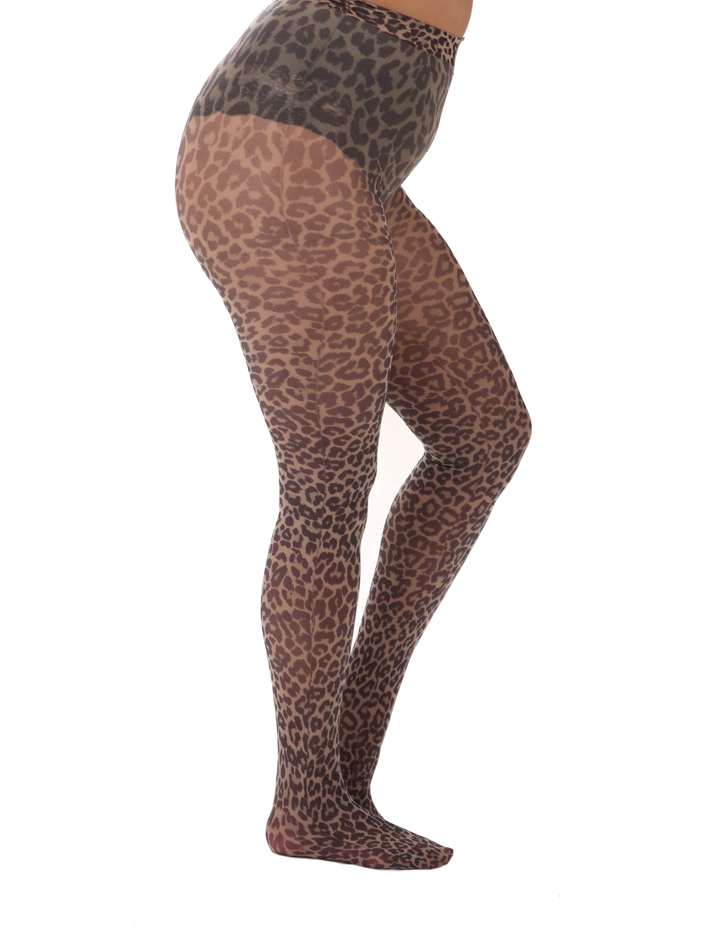 Plus Size Butter Leggings Women's Leopard Print Athleisure