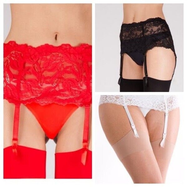 Satin Garter Belts