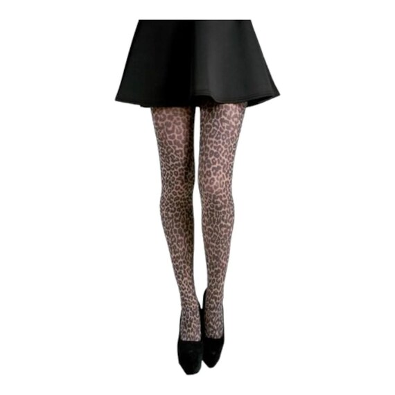 Leopard Animal Printed Tights (10 Styles) Made In Italy