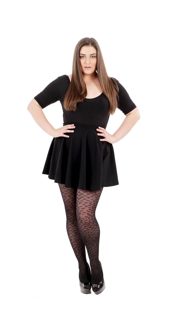 Sheer Leopard Weave Tights Sheer Leopard Weave Tights