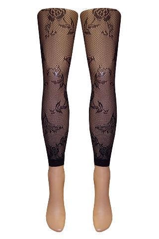 Lace Footless Tights