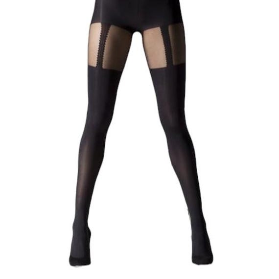 Mock suspender tights 2025