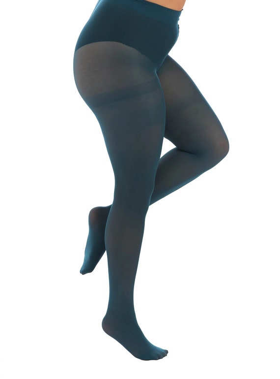 Italian 90 Denier Opaque Curvy Plus Size Tights 5 Colours / Sizes up to 5XL  