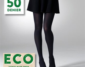 Gipsy 50 Denier Black Eco Tights