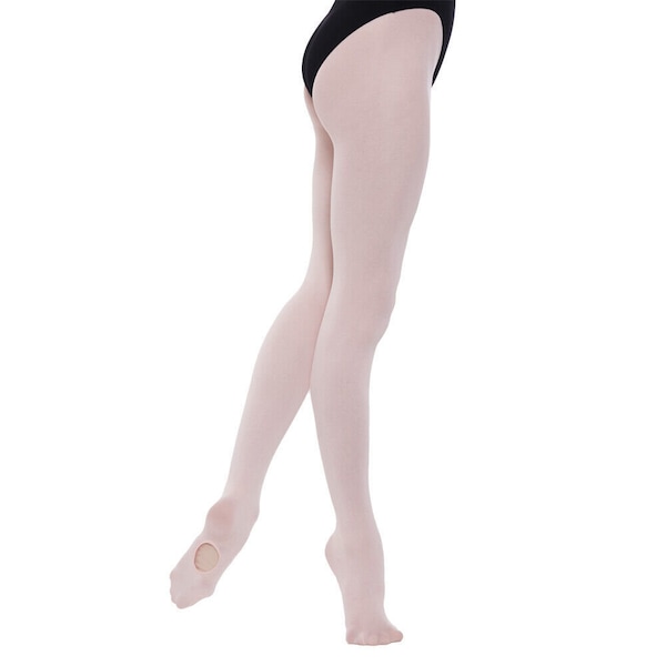 Collants de ballet convertibles pour enfants 60 deniers Collants de danse pour filles (3 à 13 ans)