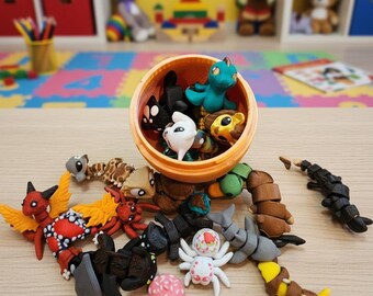 3D Printed Mystery Egg – Surprise Minis Inside | Random Collectible Toys, Pocket Pets
