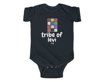 Tribe Of Levi Modern Hebrew Bodysuit Levite Breastplate Body suit Israelite Unisex Gift 100% Cotton Short-Sleeve Tee T-shirt Baby Toddler