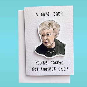 Pas un autre | meme | Carte de nouvel emploi fabriquée à la main
