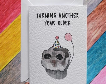 Sad hamster meme | Handcrafted Birthday Card