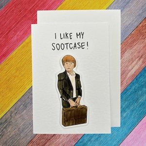 J'aime ma valise | Barron Trump | Carte d'anniversaire fabriquée à la main