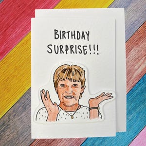 Jean Slater | Geburtstagsüberraschung | Handgefertigte Karte zum Geburtstag