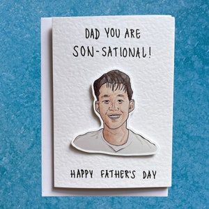 Son Heung-Min | Handcrafted  Father’s Day Card