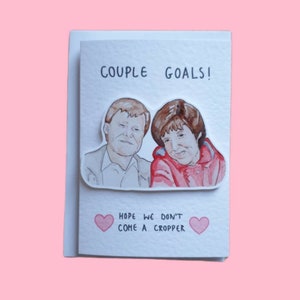 Roy and Hayley Cropper | Handcrafted Valentine's Day card