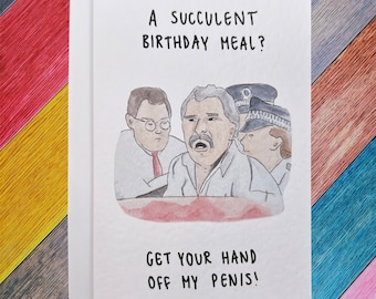 Succulent Chinese (birthday) Meal | Handcrafted Birthday Card