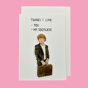 Ich mag meine Tasche | Barron Trump | Handgefertigte Karte zum Valentinstag