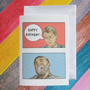 Roy Keane & Micah Richards | Handcrafted Birthday Card