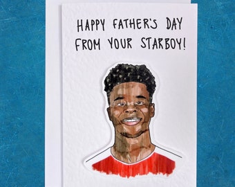 Bukayo Saka | Handcrafted Father’s Day Card