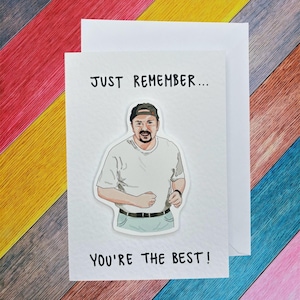 David Brent | Vous êtes le meilleur | Carte de voeux artisanale