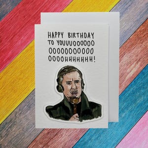 Gary Neville | ohhhhhhhhhh | Handgefertigte Karte zum Geburtstag