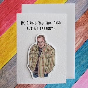 Kevin James Mem | Handgefertigte Karte zum Geburtstag