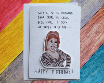 Baga Chipz | Handcrafted Birthday Card
