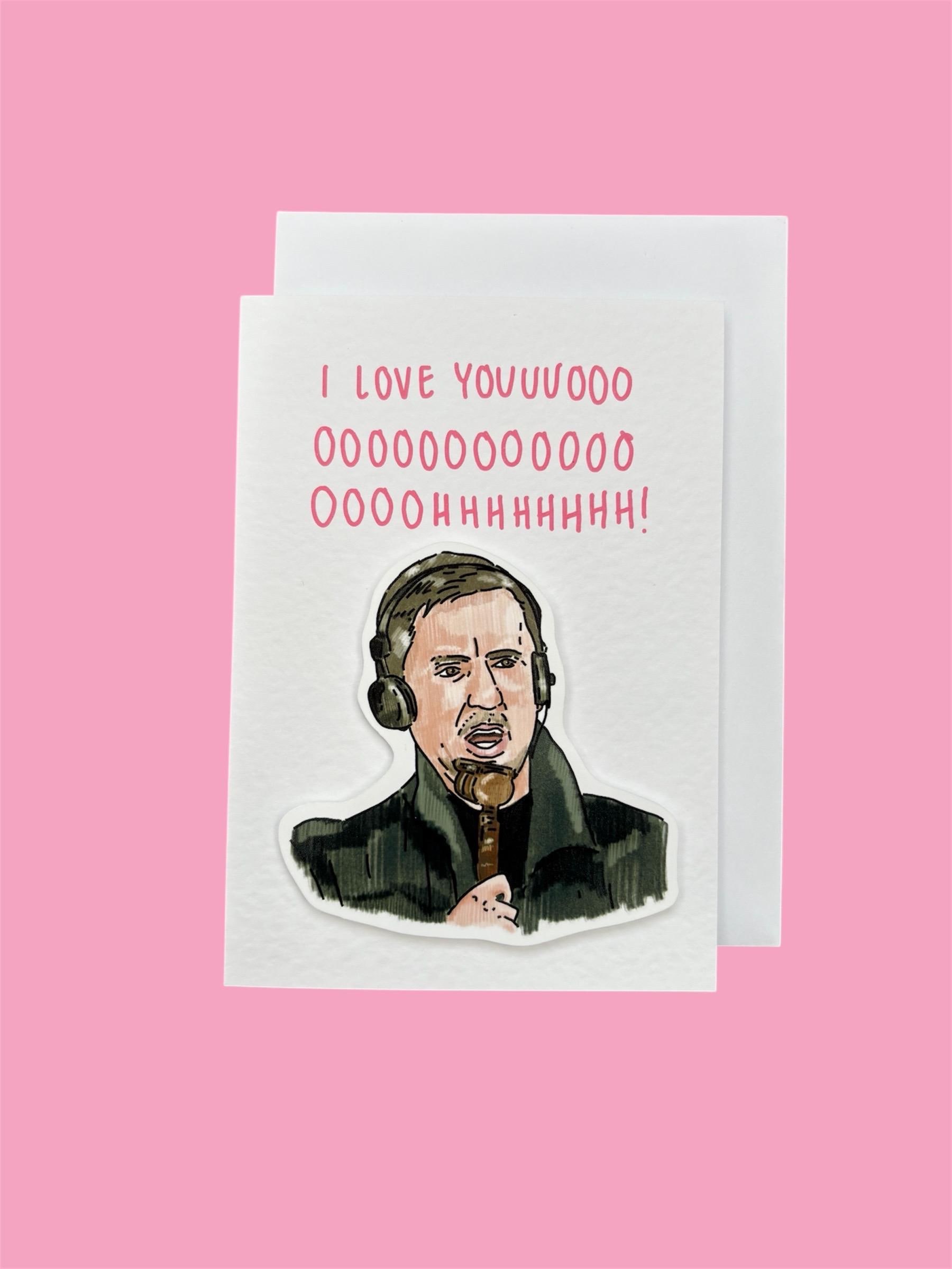 Gary Neville | ohhhhhhhhhhh | Handcrafted Valentine’s Card