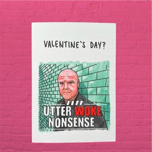 Sean Dyche | Meme absurde éveillé total | Carte de Saint-Valentin fabriquée à la main