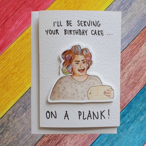 Claire and her planks | CDWM | Handcrafted Birthday Card