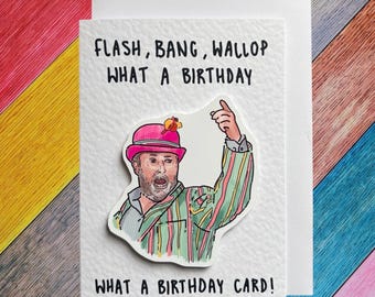 Quelle carte d'anniversaire | David Mitchell | Carte d'anniversaire faite main
