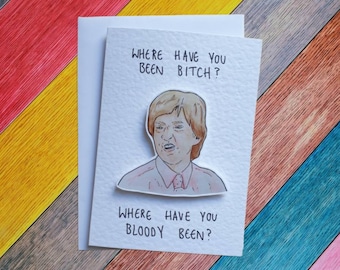 Mr G | Summer Heights High | Handcrafted Card