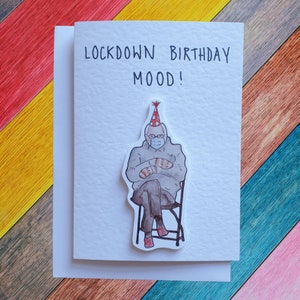 Mème Bernie Sanders | Carte d'anniversaire artisanale