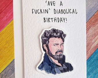 Billy Butcher | Handcrafted Birthday Card