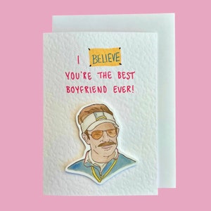 Trainer Ted | Handgefertigte Karte zum Valentinstag