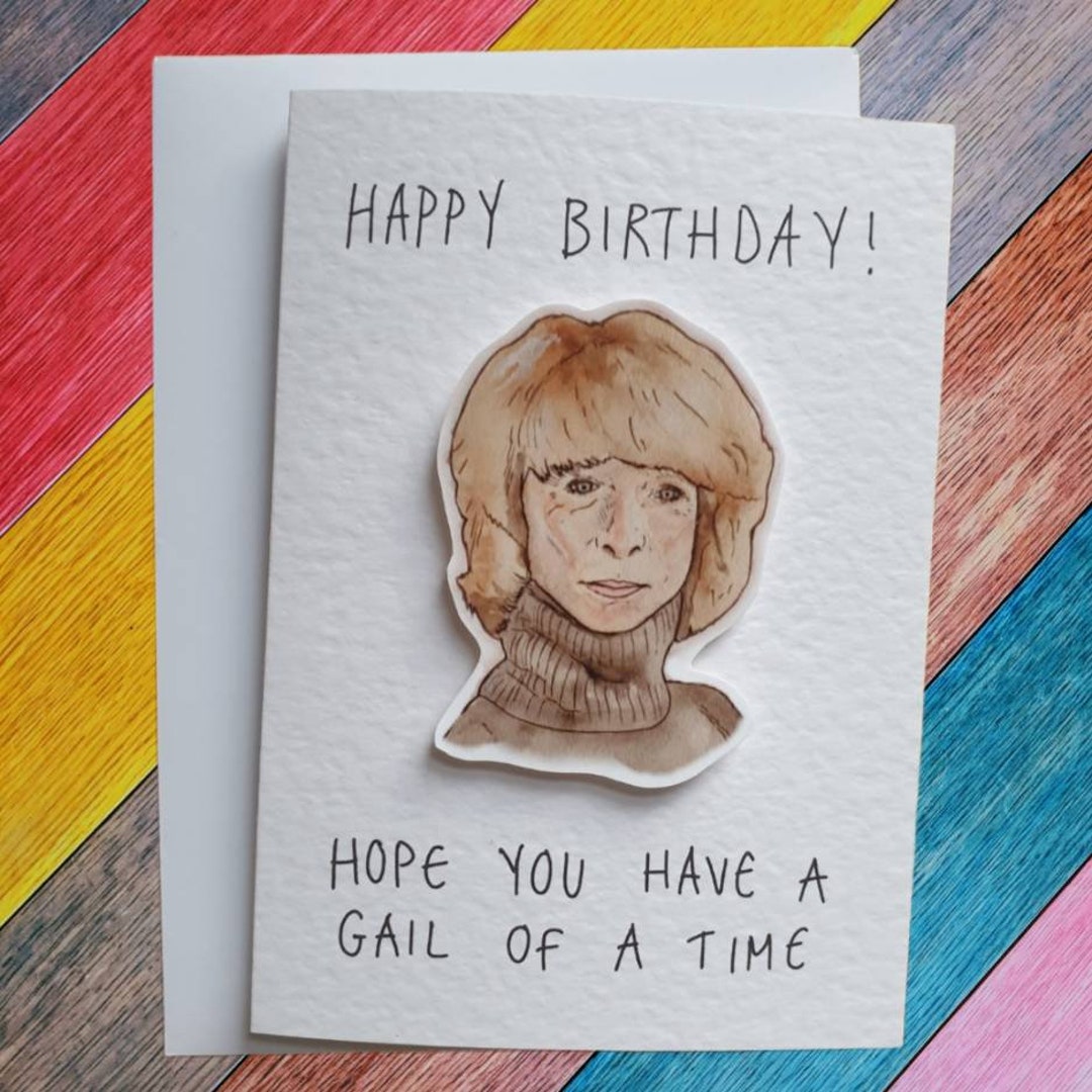 Gail Platt Corrie Handcrafted Birthday Card - Etsy