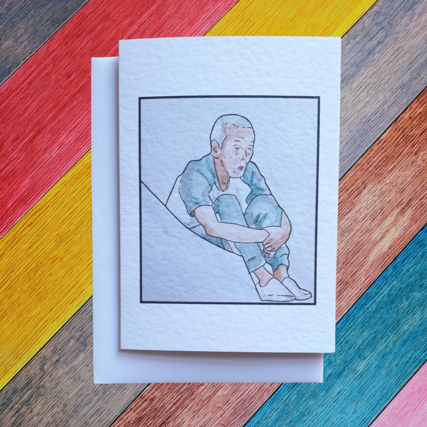 Squid Game Il-nam Aka Old Man Meme Card - Etsy Ireland