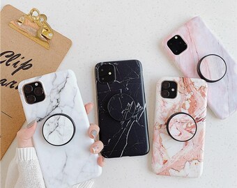 Iphone 12 Pro Case With Pop Socket Etsy