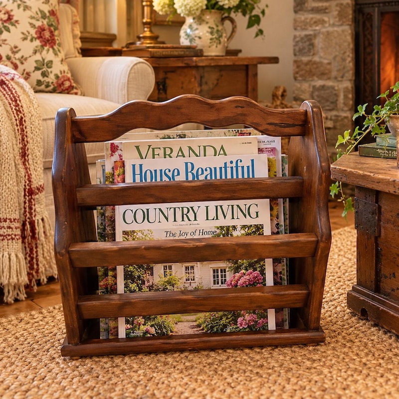 Magazine Rack or Basket - Etsy