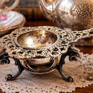 Antique Tea Strainer - Etsy