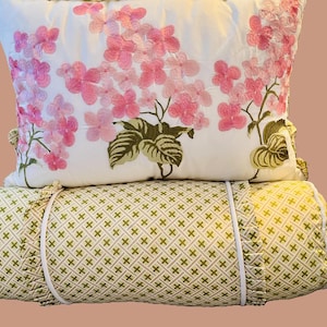 Waverly Emma&#39;s Garden Pillow Set: English Floral Ruffled Pillows