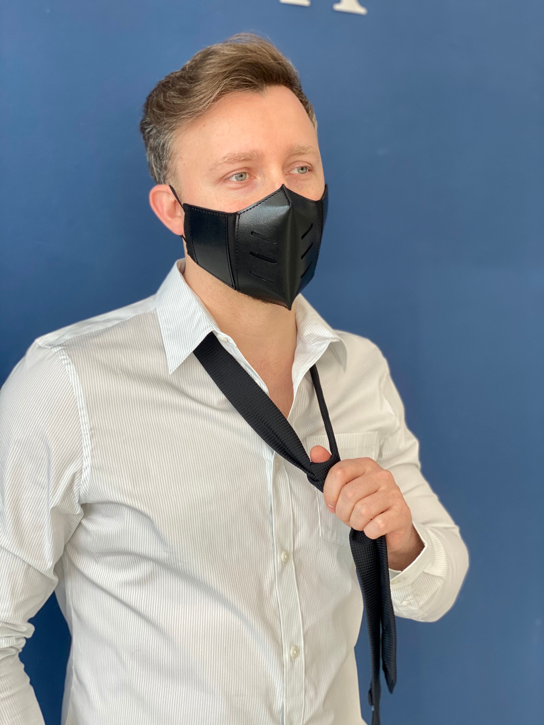 Men's Face Masks . Adult Fashionable Face Mask .leather Etsy