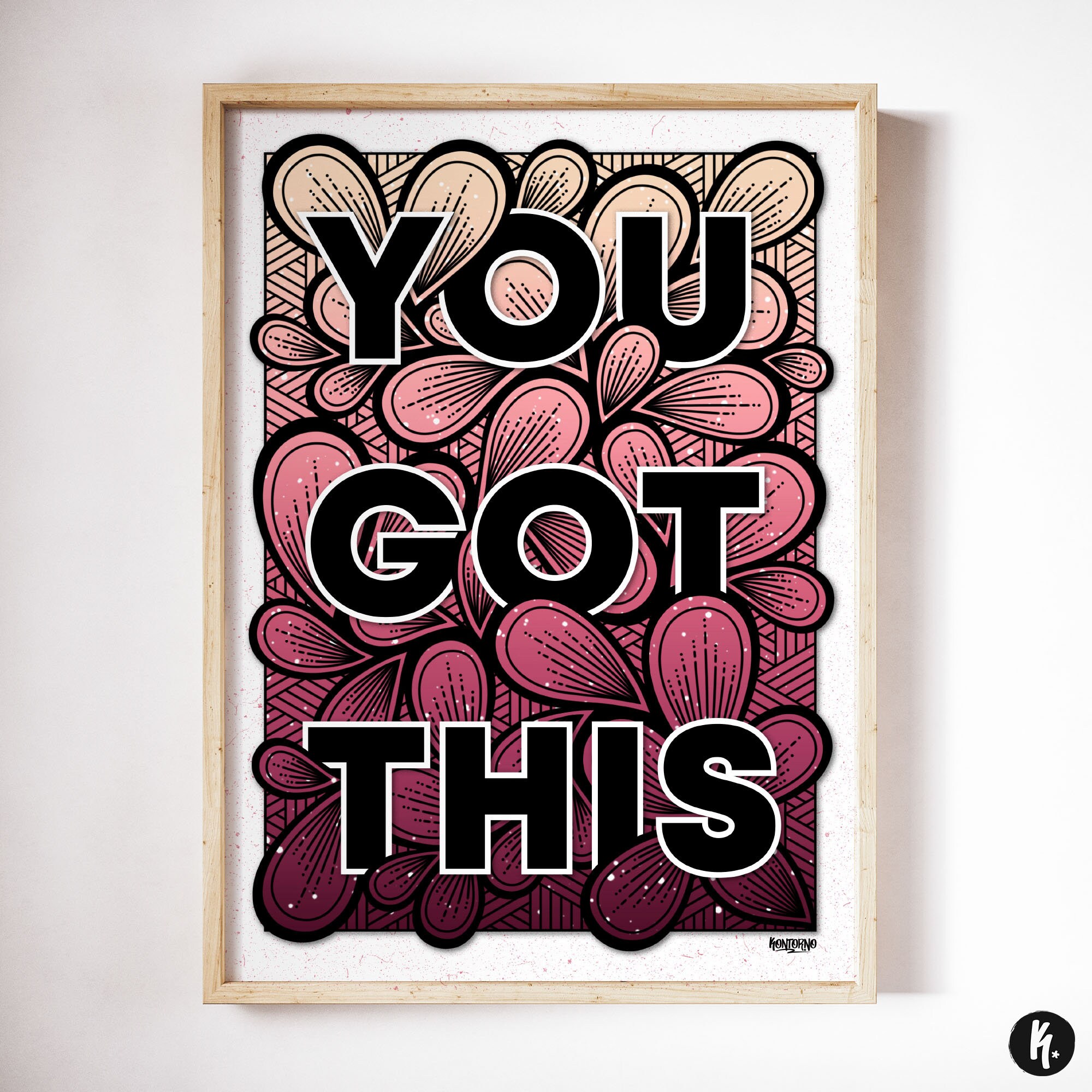 You Got This Print You Got This Poster Motivational Wall | Etsy