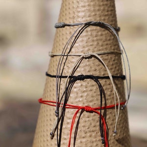 Pulsera deslizante de perlas de agua dulce trenzadas imagen 7