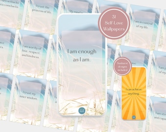 Positive Affirmation Phone Wallpapers: Self Love, Confidence
