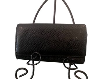 Louis Vuitton Black Epi Leather Key Chain Wallet - LAR Vintage